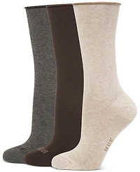 Hue Women's Roll Top Socks 3-Pk U6487MP