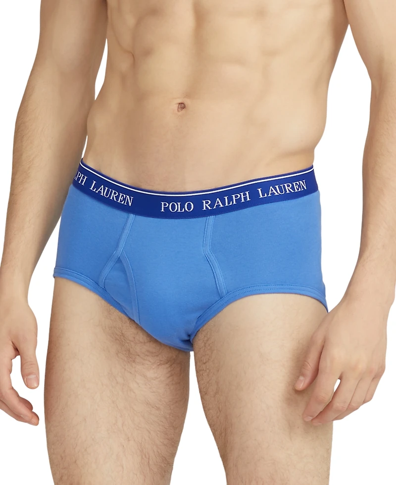 Polo Ralph Lauren Men's 4-Pack Classic-Fit Mid-Rise Briefs