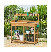 Yaheetech 47.6 H Wood Potting Bench