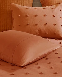 Intelligent Design Brooklyn Jacquard Cotton -Pc. Comforter Set