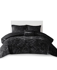 Intelligent Design Felicia Velvet 4-Pc. Comforter Set, King/California King