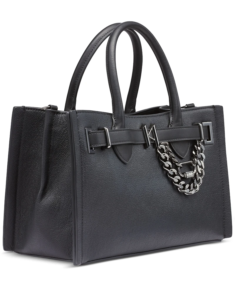 Karl Lagerfeld Paris Cerise Medium Leather Satchel