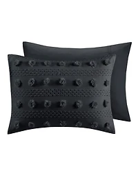 Intelligent Design Lucy Clip Jacquard 3-Piece Duvet Cover Set