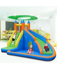 Vebreda Kids Inflatable Water Slide Bouncing House with Carrying Bag and 480W Blower