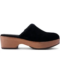 Toms Women's Addison Suede Wood Mule Clog
