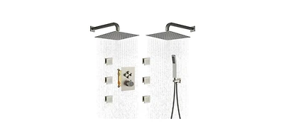 Casainc Single Handle 1-Spray Thermostatic 4-function Shower Faucet