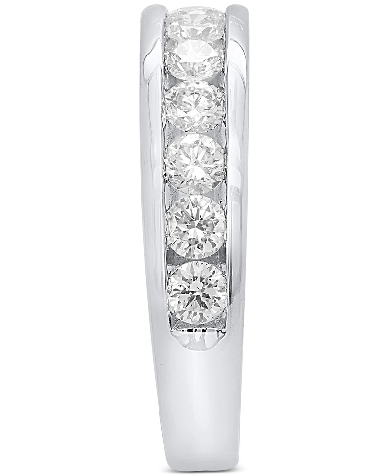 Forever Grown Diamonds Lab Diamond Channel-Set Band (1 ct. t.w.) Sterling Silver or 14k Gold-Plated