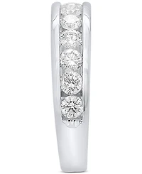 Forever Grown Diamonds Lab Diamond Channel-Set Band (1 ct. t.w.) Sterling Silver or 14k Gold-Plated