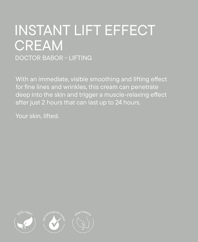 Babor Instant Lift Effect Cream, 1.69 oz.