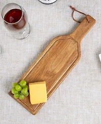 Toscana Botella Acacia Cheese Cutting Board Serving Tray