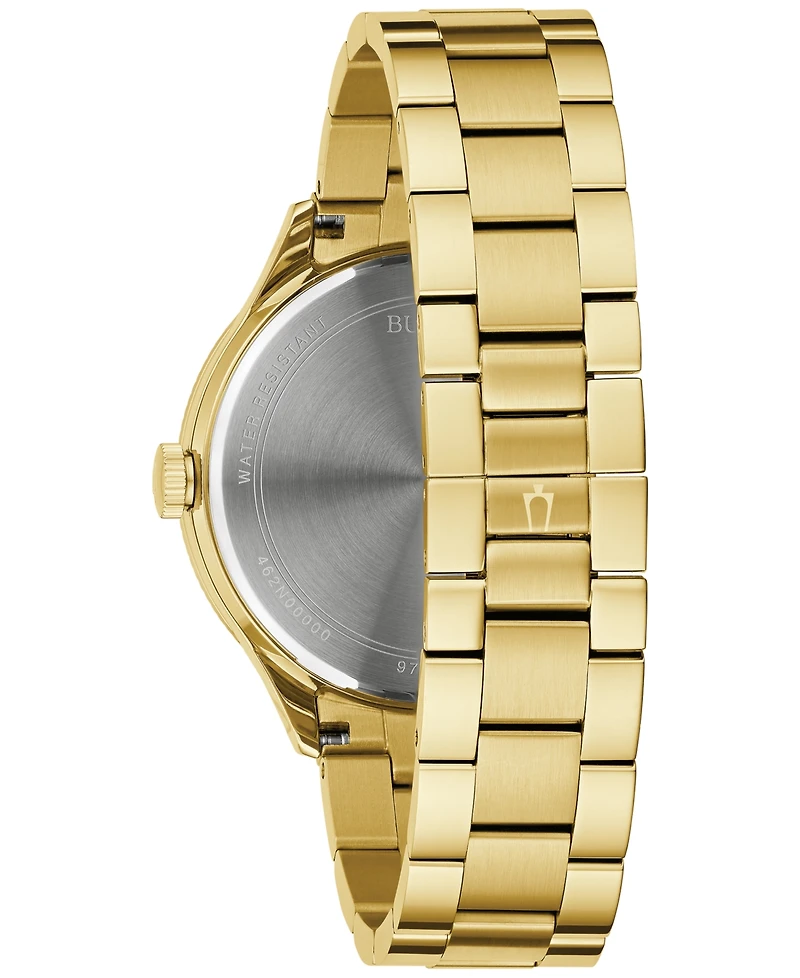 Bulova Men's Gold-Tone Stainless Steel Bracelet Watch 42mm