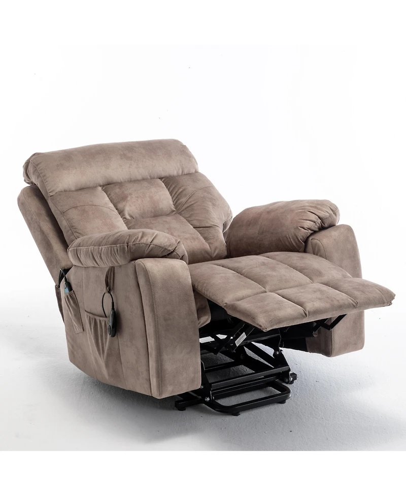 Electric Oversized Lounge Chair with Hidden Cup Holder