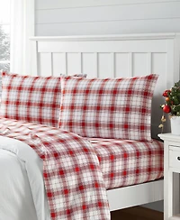 Sanders Holiday Printed Microfiber 3-Pc. Sheet Set, Twin