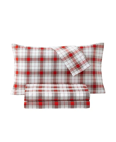 Sanders Holiday Printed Microfiber 4-Pc. Sheet Set, Full