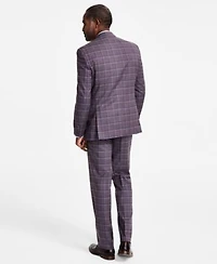 Tayion Collection Mens Regular Fit Suit Jacket Vest Pants