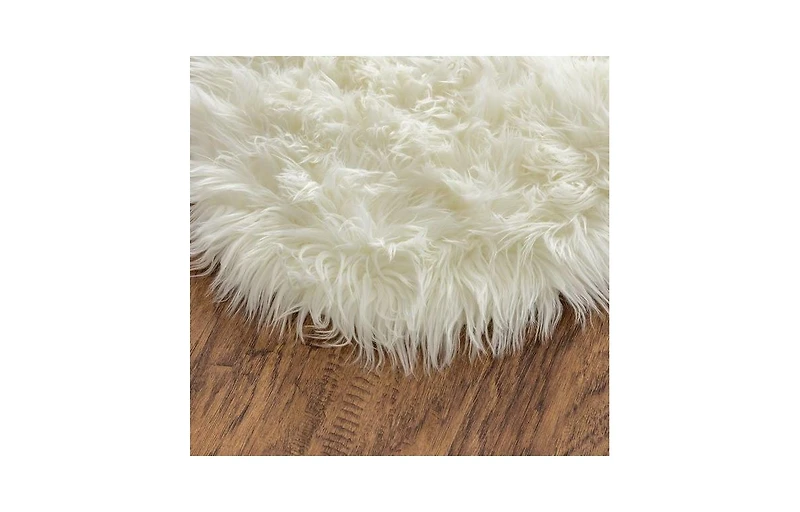 Chanasya Premium Super Soft Faux LongFur Suede Sheepskin for Sofa Couch Stool Vanity Chair Cover Luxurious Fluffy Rug Dusty Pink Solid Shaggy Area