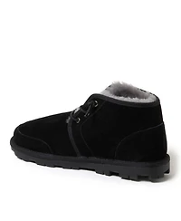 Dearfoams Men's Fireside by Shepparton Lace Up Shearling Bootie