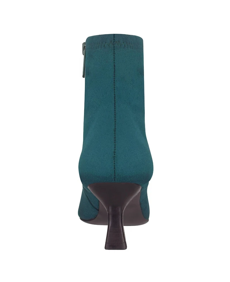 Impo Women's Nidia Stretch Kitten Heel Pointed Toe Ankle Booties