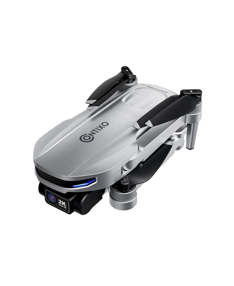 Contixo F28 Foldable Gps Drone - 2K Fhd Camera with Gps Control and Selfie Mode - Follow Me, Way Point, & Orbit Mode -With Carrying Case