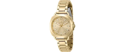 Invicta Women's Wildflower Quartz 3 Hand Gold Dial Watch