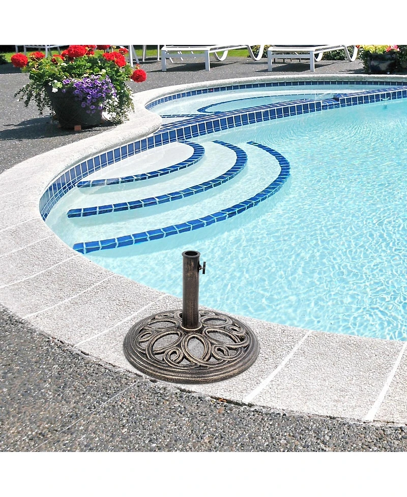 Skonyon 23 Pounds 17 3/4 Inch Round Umbrella Base Stand
