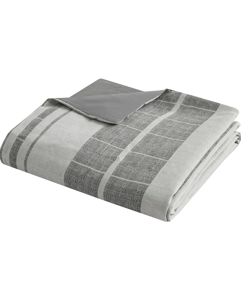 Madison Park Rhodes Stripe 3-Pc. Duvet Cover Set, Full/Queen