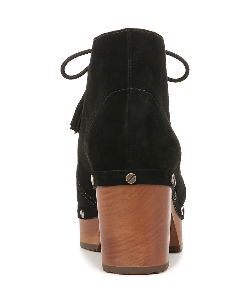 Dr. Scholl's Women's Original Chic Lace-Up Platform Booties