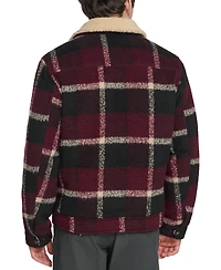 Levi's Men's Plaid Full-Zip Depot Jacket with Fleece Collar