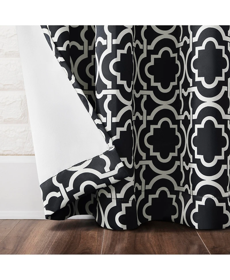 Barnett Trellis Blackout Grommet Curtain Panel