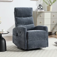 Mondawe Swivel and Rocker Power Recliner Chair, with Usb Type-c Ports