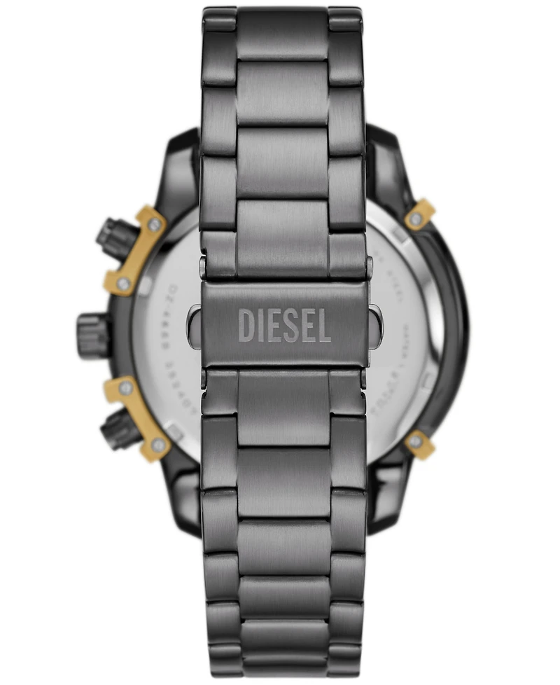 Diesel Men's Griffed Quartz Chronograph Gunmetal Stainless Steel 48mm