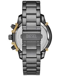 Diesel Men's Griffed Quartz Chronograph Gunmetal Stainless Steel 48mm