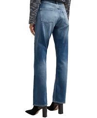Boss by Hugo Boss Women's Straight-Fit Faded-Blue Jeans