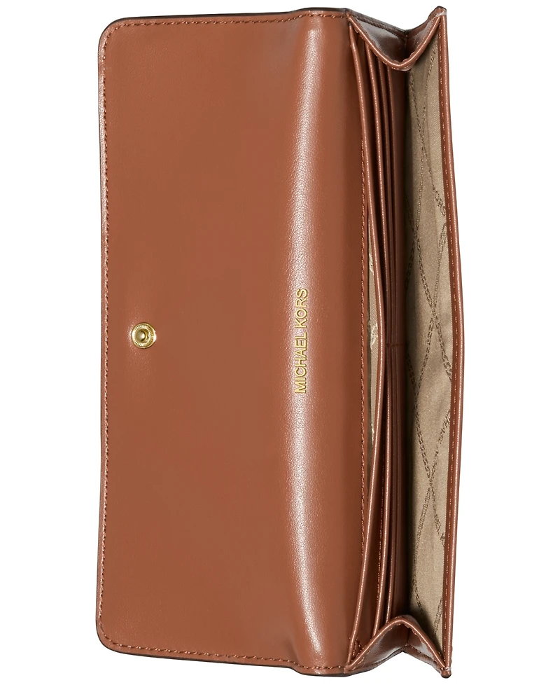 Michael Michael Kors Jet Set Logo Large Flat Wallet