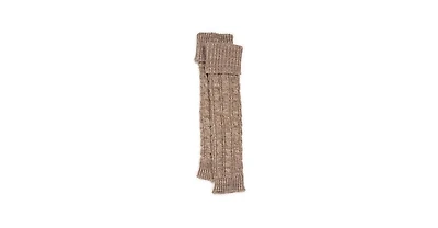 Muk Luks Women's Tall Cabled Knit Leg Warmer