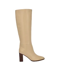 Calvin Klein Women's Dawna Block Heel Knee High Tall Shaft Boots