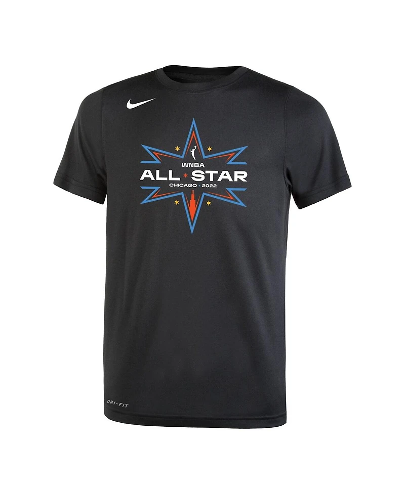 Big Boys and Girls Nike 2022 Wnba All-Star Game Logo Legend Performance T-shirt
