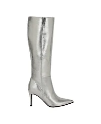 Guess Women's Richee Tall Shafted Pointy Toe Knee High Dress Boots