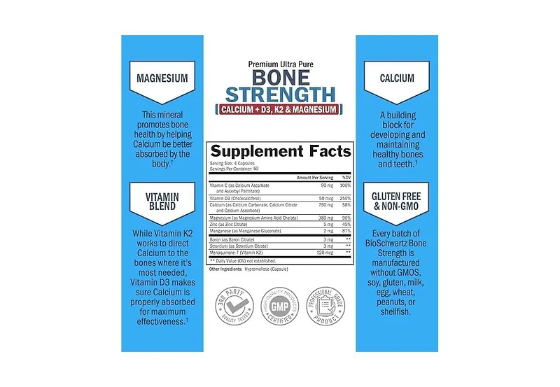 Bone Strength Capsules, 240 ct