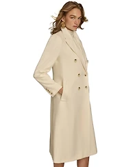 Donna Karan New York Women's Double-Breasted Reefer Coat