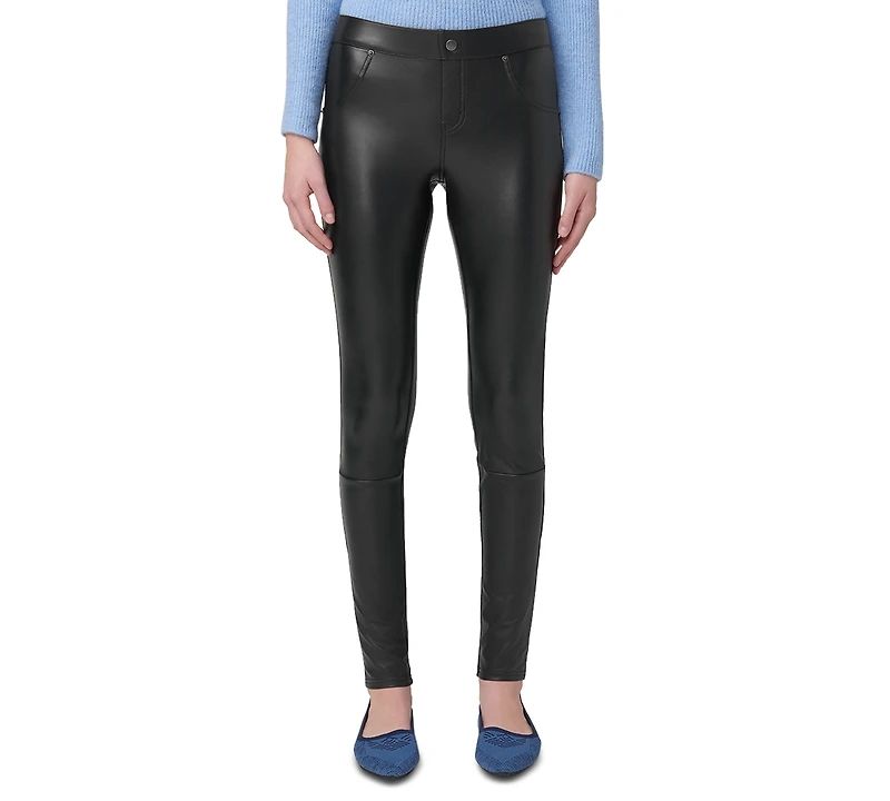 Hue Women's Faux-Leather Leggings