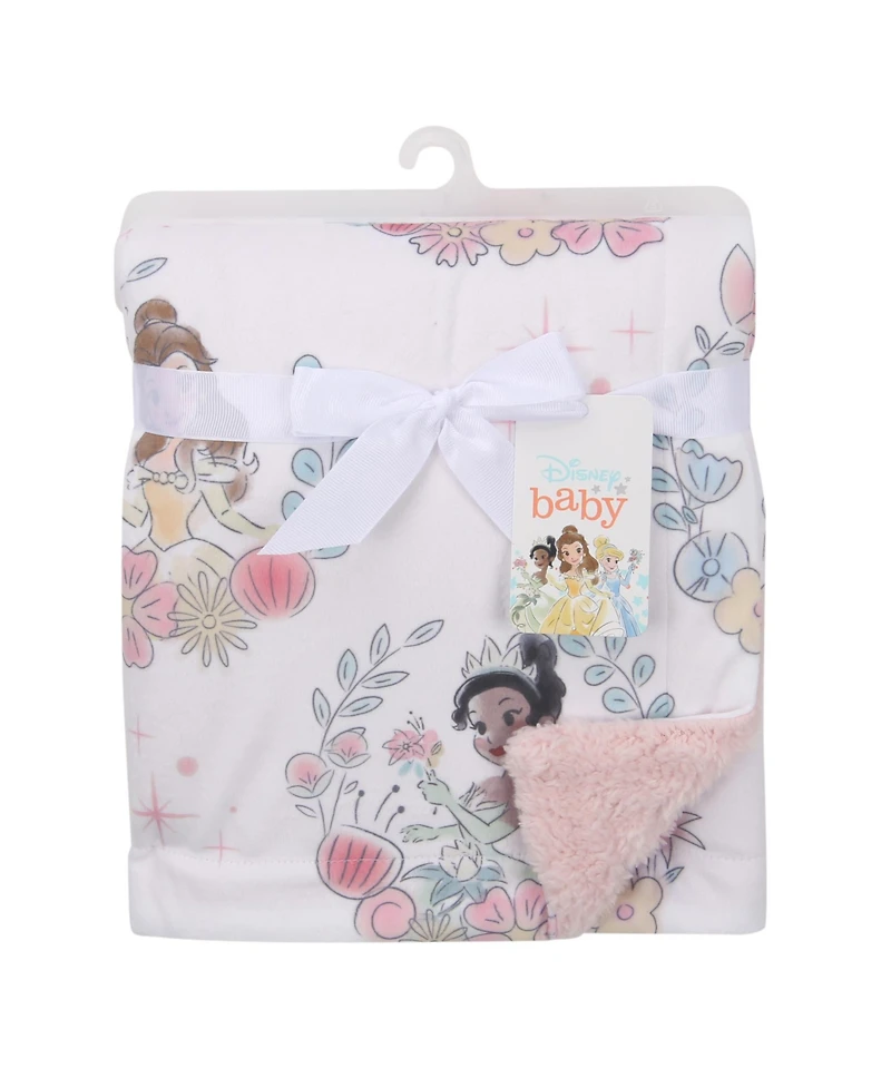 Lambs & Ivy Disney Princesses Baby Blanket - Ariel,Snow White,Cinderella,& more