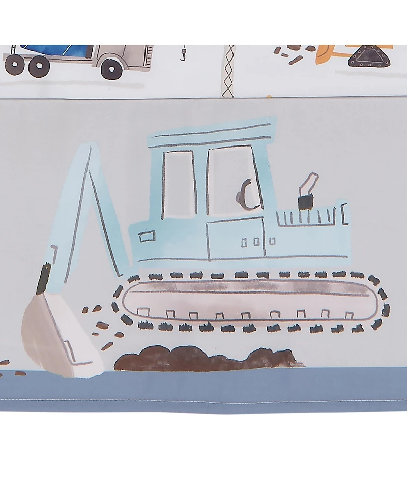 Bedtime Originals Construction Zone 3-Piece Trucks Nursery Baby Crib Bedding Set