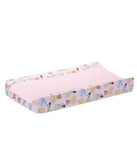 Lambs & Ivy Disney Princesses Changing Pad Cover - Cinderella, Belle & Tiana