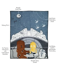 Lambs & Ivy Star Wars Signature Millennium Falcon 3-Piece Baby Crib Bedding Set