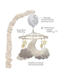 Lambs & Ivy Goodnight Moon Musical Baby Crib Mobile Soother Toy - Stars/Clouds