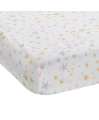 Bedtime Originals Rainbow Unicorn Pink/Purple 4-Piece Baby Crib Bedding Set