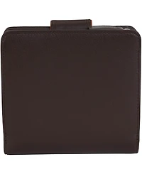 Mancini Women's Sonoma Rfid Secure Clutch Wallet