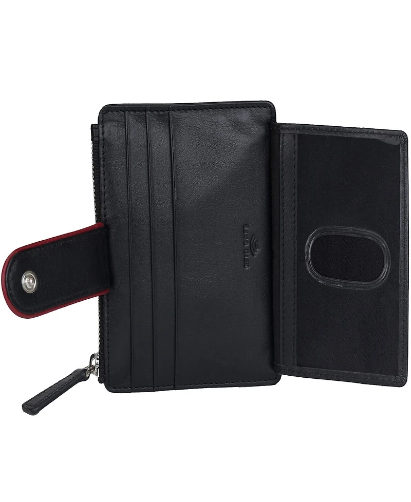 Mancini Women's Sonoma Rfid Secure Card Case Wallet