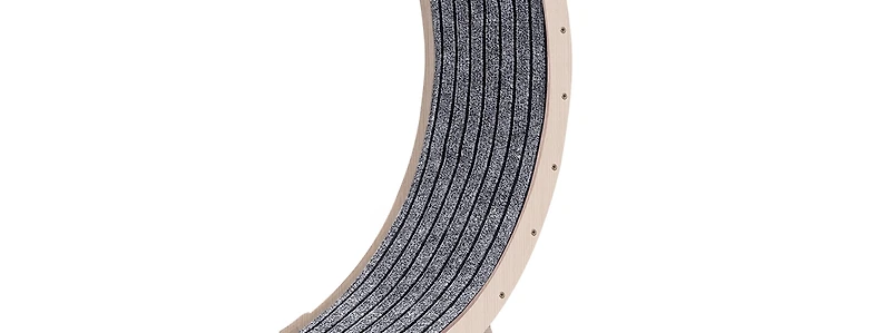 Simplie Fun Indoor Cat Exercise Wheel with Carpeted Surface